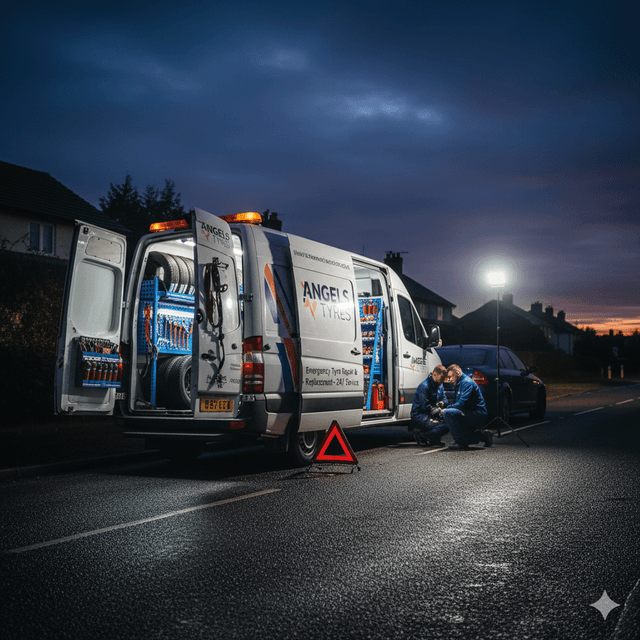 Angels Tyres professional tyre repair service