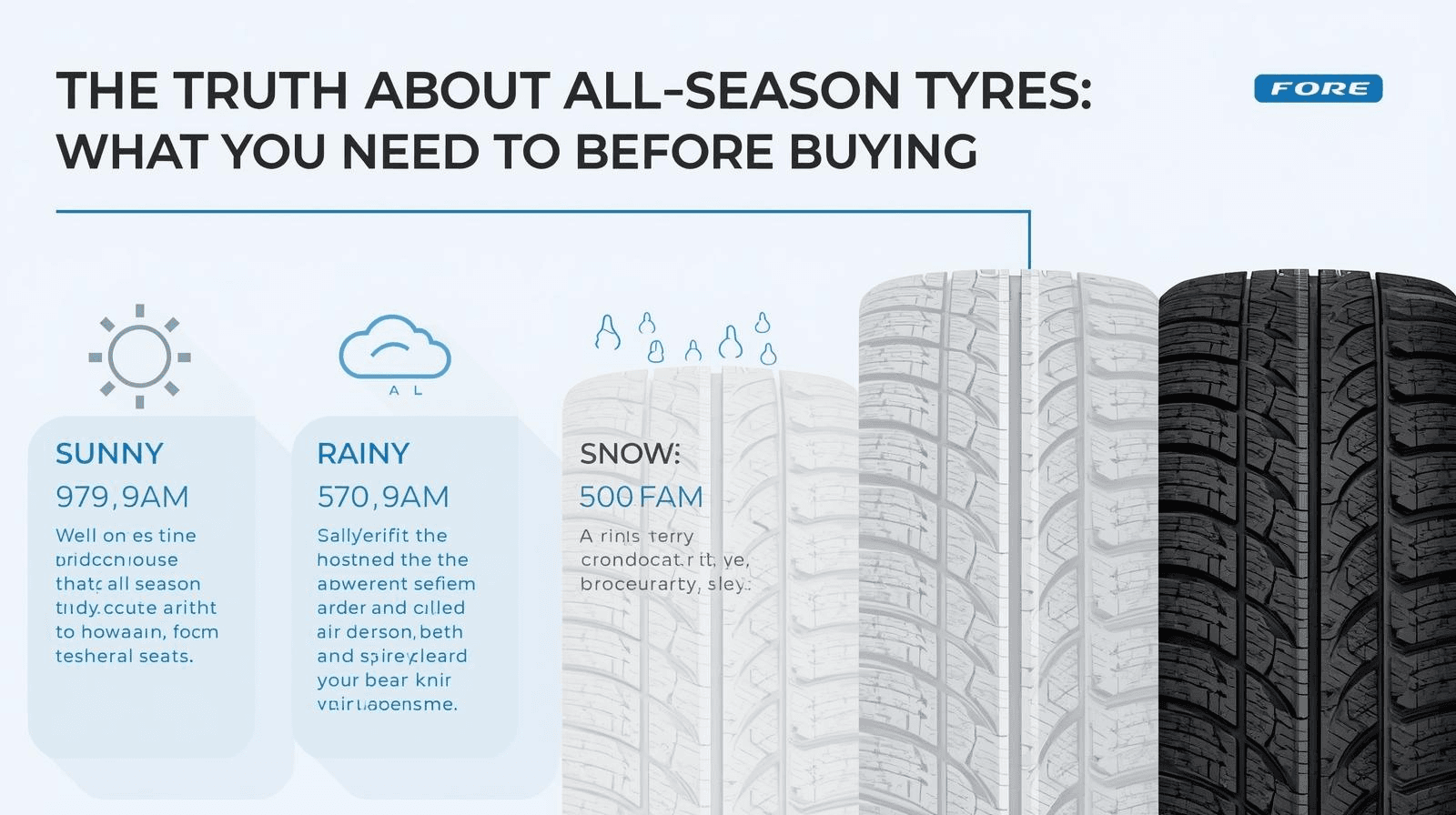The Truth About All-Season Tyres: What You Need to Know Before Buying